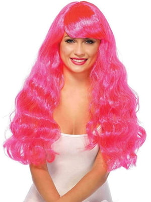 Перука Neon Star Long Wavy Wig Pink | 6678492