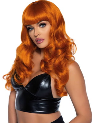 Хвиляста перука Misfit Long Wavy Wig Ginger, довгий, реалістичний вигляд (61 см) | 6678555