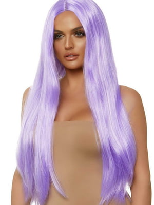 Перука 33″ Long straight center part wig lavender | 6678629