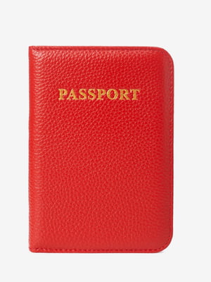 Чохол обкладинка для паспорта червоний | 6679347