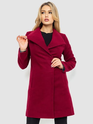 Классическое бордовое пальто | 6679551