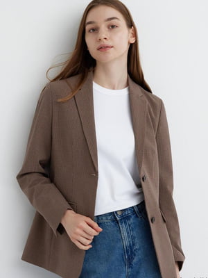 Стильный коричневый пиджак | 6679925