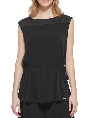 Легкая и стильная блуза черная | 6679998