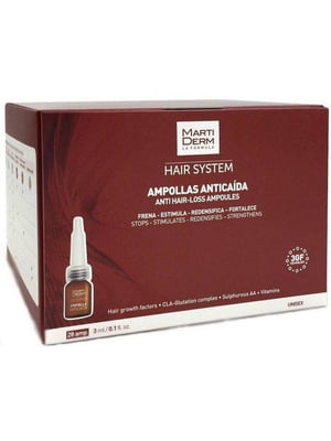 Ампулы от выпадения волос Hair System Anti Hair-loss Ampoules, 28 шт по 3 мл | 6681197