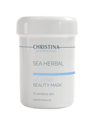 Азуленовая маска красоты для чувствительной кожи  Sea Herbal Beauty Mask Azulene (250 мл) | 6681535