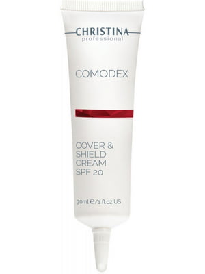 Крем із тонуючим ефектом SPF 20 Comodex Cover & Shield Cream SPF 20 30 мл | 6681601