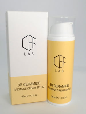 Антиоксидантний крем SPF 30 CEF Lab 3R Ceramide Radiance Cream SPF 30 50 мл | 6681745