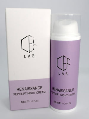 Пептидний нічний ліфтинг крем CEF Lab Renaissance Peptilift Night Cream 50 мл | 6681760