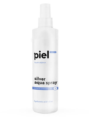 Зволожуючий спрей для нормальної та комбінованої шкіри Piel Silver Aqua Spray 250 мл | 6681781