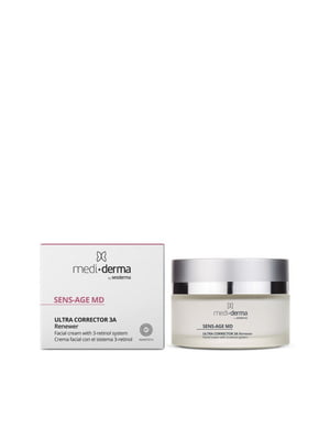 Регенеруючий крем для обличчя, що омолоджує, Mediderma Renewing Facial Cream Sens-Age MD 50 мл | 6681940