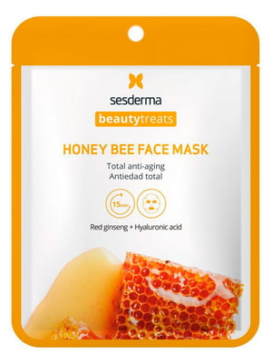 Маска антивікова для обличчя Laboratories Beauty Treats Honey Bee Face Mask (25 мл) | 6681987