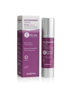 Концентрований омолоджувальний крем Antiox Resveraderm Cream 50 мл | 6682041