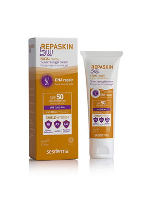 Сонцезахисний крем-гель Repaskin Sunscreen Gel Cream SPF50 50 мл | 6682172