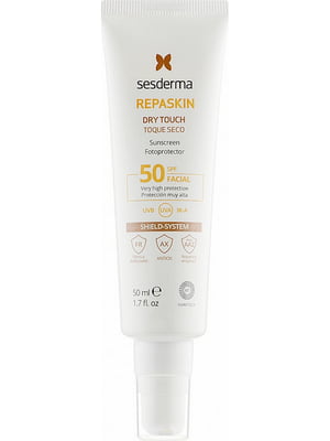 Сонцезахисний крем-гель SPF 50 Repaskin Dry Touch Facial SPF 50 50 мл | 6682175