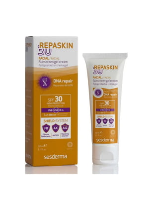 Сонцезахисний крем-гель для обличчя SPF 30 Repaskin Fotoprotector Facial SPF 30 50 мл | 6682180