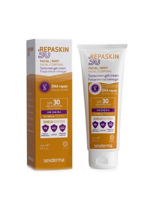 Сонцезахисний лосьйон для тіла Repaskin Facial Body SPF 30 (200 мл) | 6682181