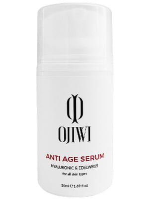 Антивозрастное, увлажняющее, восстанавливающее, косметическое средство для лица "OJIWI ANTI AGE SERUM", 50 мл | 6682291