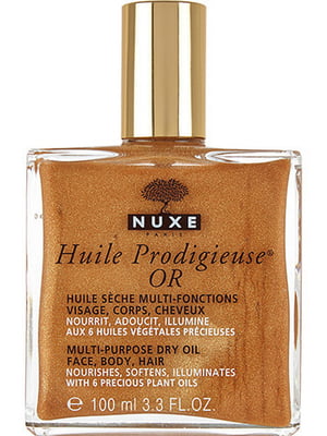 Чудова суха золота олія для шкіри та волосся Huile Prodigieuse Or, (100 мл) | 6682301