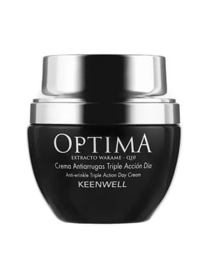 Денний крем проти зморшок потрійної дії Optima Anti-Wrinkles Triple action Cream 55 мл | 6682496