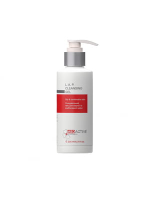 Очищающий гель для жирной кожи L.A.P. CLEANSING GEL oily & combination skin, 200мл | 6683129