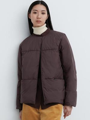 Легкая коричневая куртка на пуху | 6685352