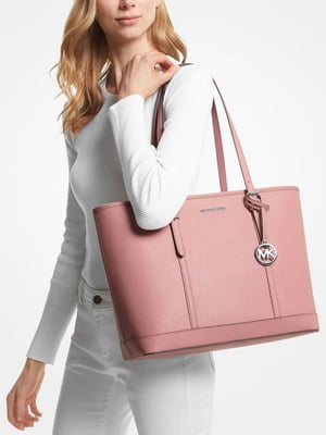 Містка сумка-тоут рожевого кольору | 6685419