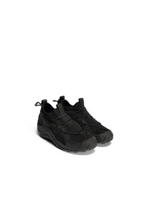 Текстильные черные кроссовки с замшевыми вставками | 6685475