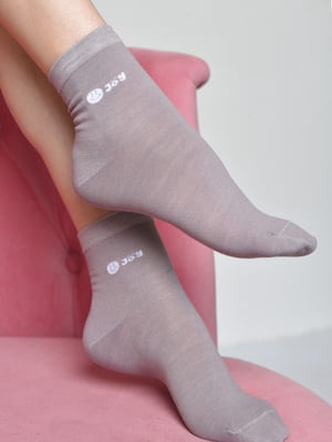 Шкарпетки стрейч кольору мокко | 6685650