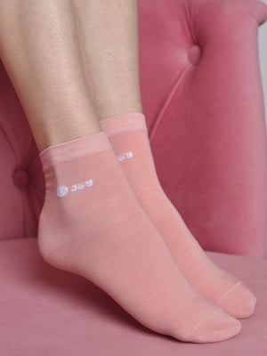 Шкарпетки стрейч темно-рожевого кольору | 6685653