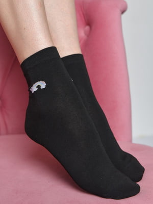Шкарпетки стрейч чорного кольору | 6685663