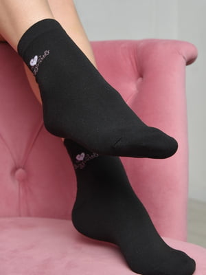 Шкарпетки стрейч чорного кольору | 6685670