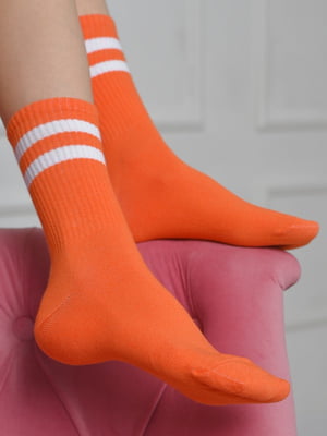 Носки высокие оранжевые | 6685726