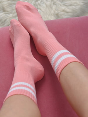 Шкарпетки високі рожеві | 6685744