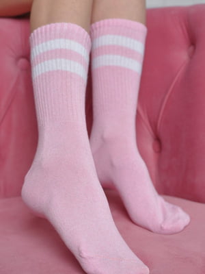 Носки высокие розовые | 6685745