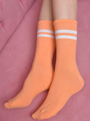 Носки высокие оранжевые | 6685749