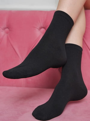 Шкарпетки демісезонні чорні | 6685778