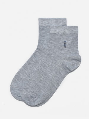 Шкарпетки стрейч сірого кольору | 6685791