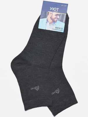 Шкарпетки темно-сірого кольору | 6685799