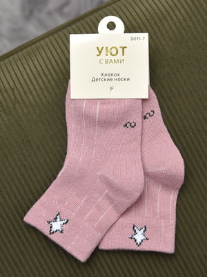 Шкарпетки темно-рожевого кольору | 6685849