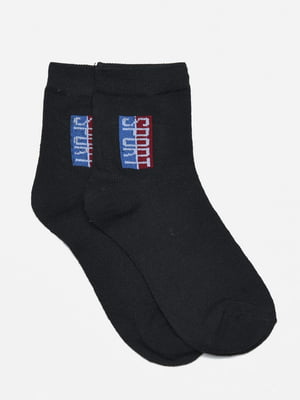 Шкарпетки підліткові чорні | 6685884