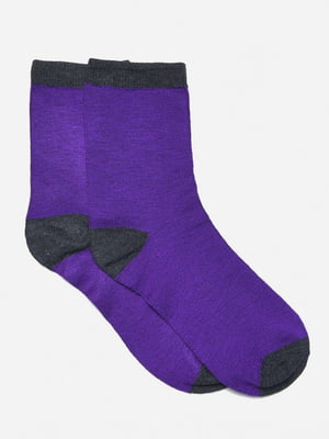 Шкарпетки підліткові фіолетові | 6685896