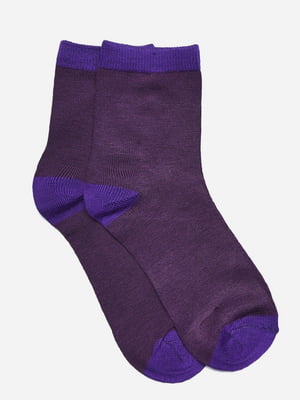 Шкарпетки підліткові фіолетові | 6685897