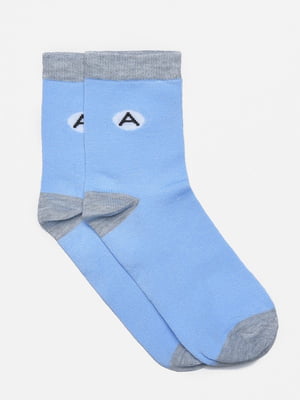 Шкарпетки підліткові блакитні | 6685900