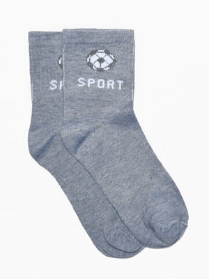 Шкарпетки підліткові сірі | 6685905