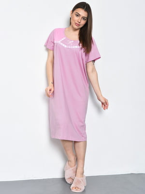Ночная рубашка розовая | 6686152
