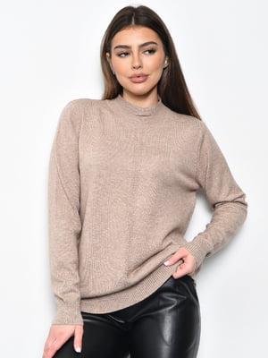 Трикотажний светр кольору мокко | 6686524