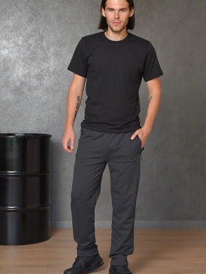 Спортивные штаны темно-серого цвета | 6686784