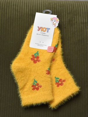 Шкарпетки темно-жовтого кольору | 6687583