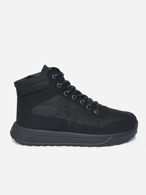Зимові черевики на хутрі чорного кольору | 6688167