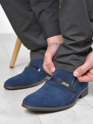 Туфлі синього кольору | 6688194